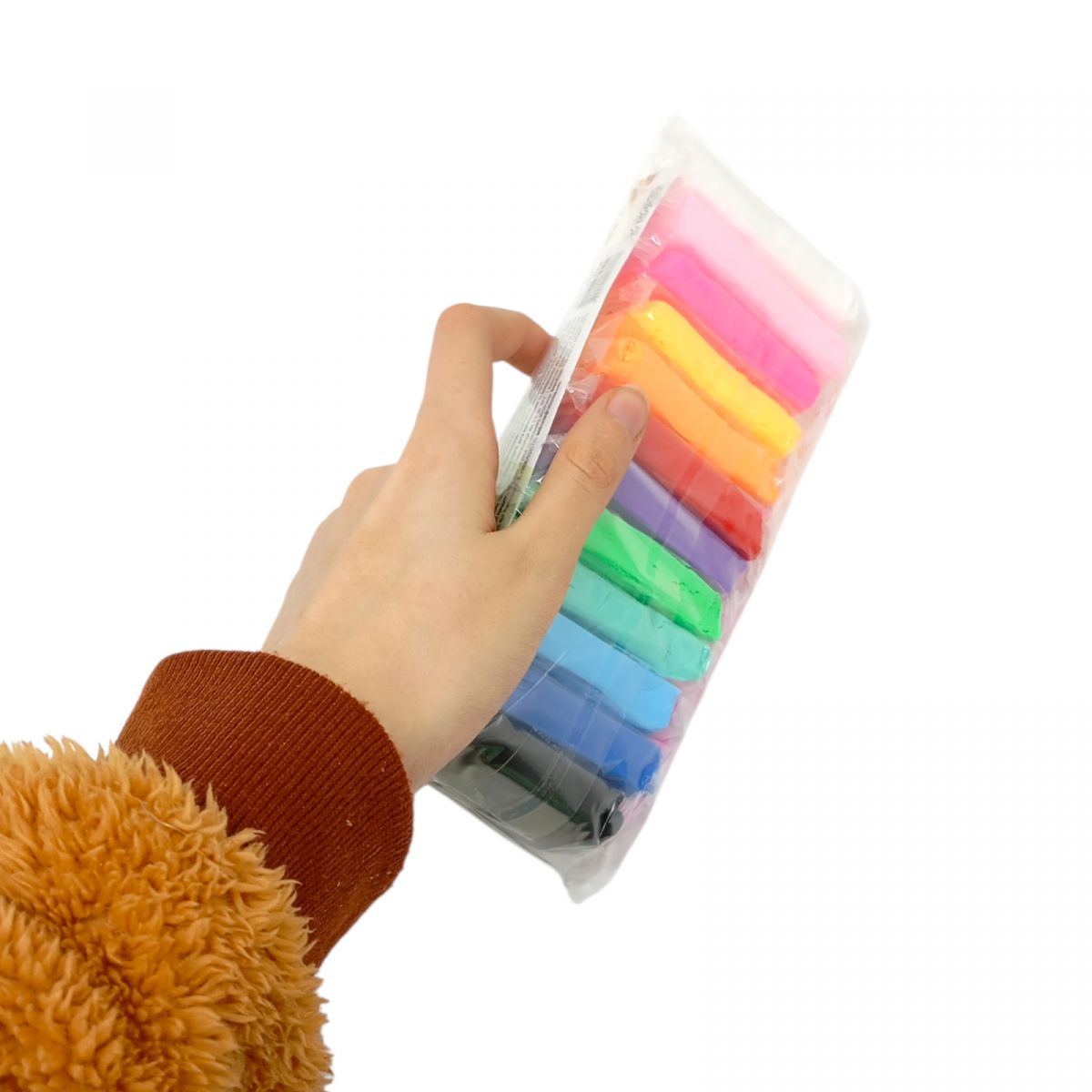 Набір повітряного пластиліну, 12 кольорів.  фото 2