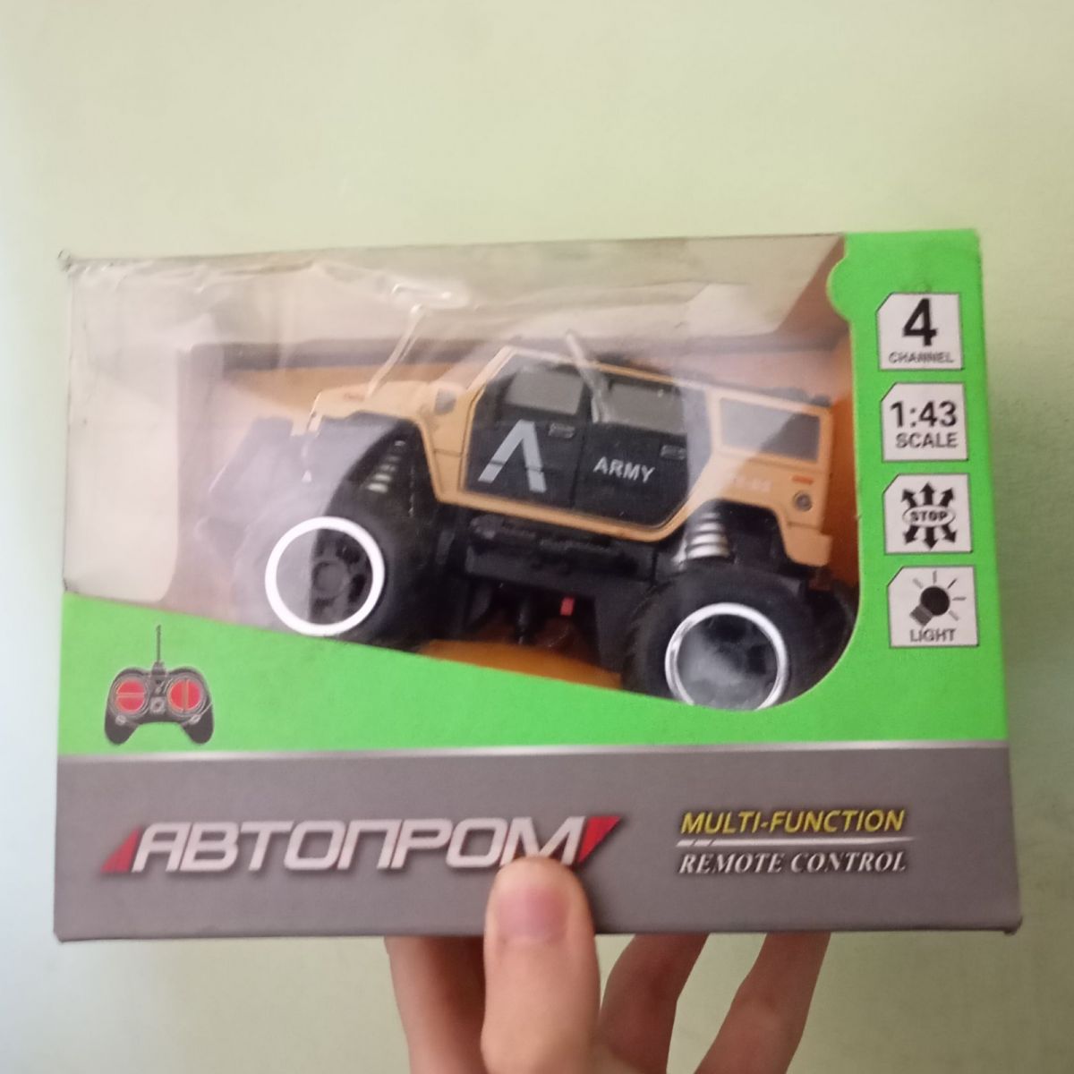 Уцінка. Машина на радіокеруванні "Військовий Хаммер" з серії "Автопром" - не працює фото 2 Уцінка. Машина на радіокеруванні "Військовий Хаммер" з серії "Автопром" - не працює фото 2
