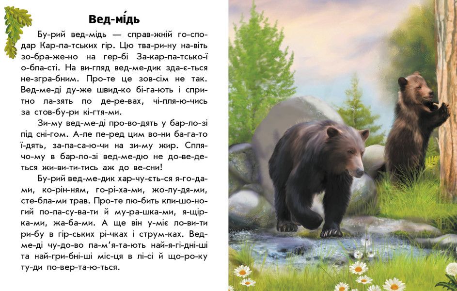 Книга "Читаю про Україну: Тварини гір" (укр)
