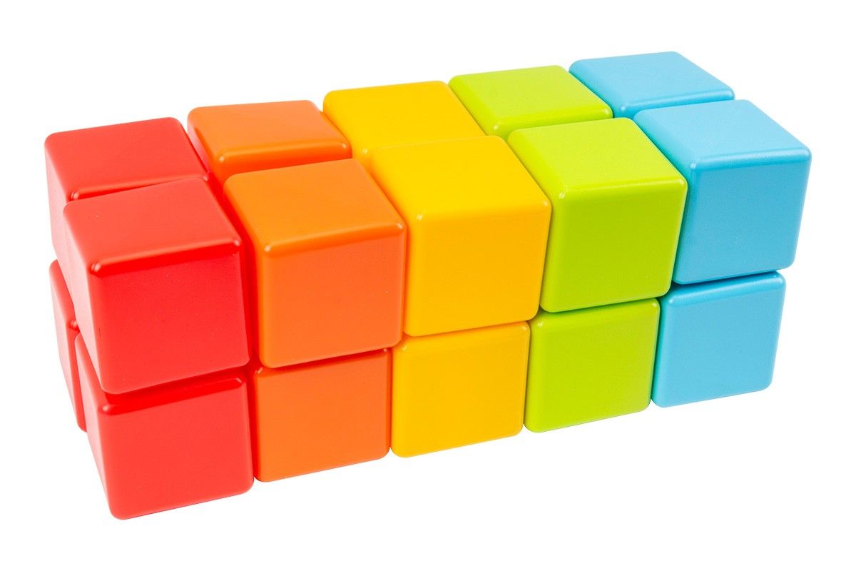 Ігровий набір пластикових кубиків, 20 шт