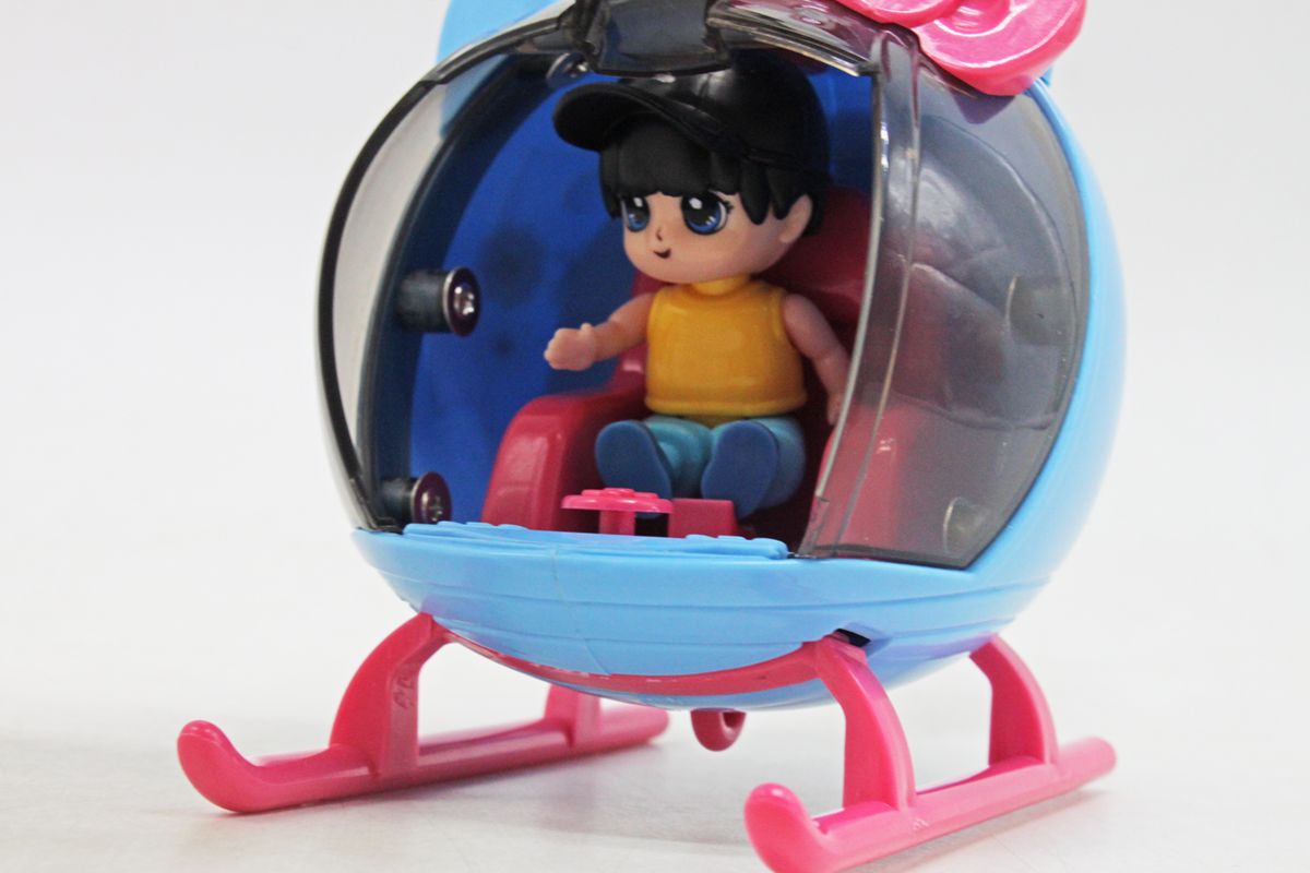 Вертоліт з лялькою "Little Pilot" (блакитний)  фото 2