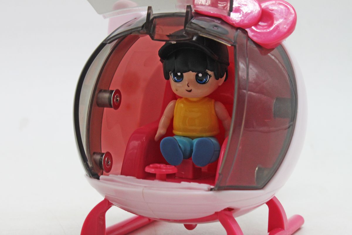 Вертоліт з лялькою "Little Pilot" (рожевий)  фото 2
