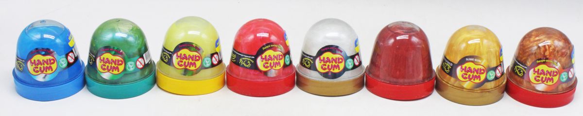 Лизун-антистресс "Hand gum" 120 г (24 шт)