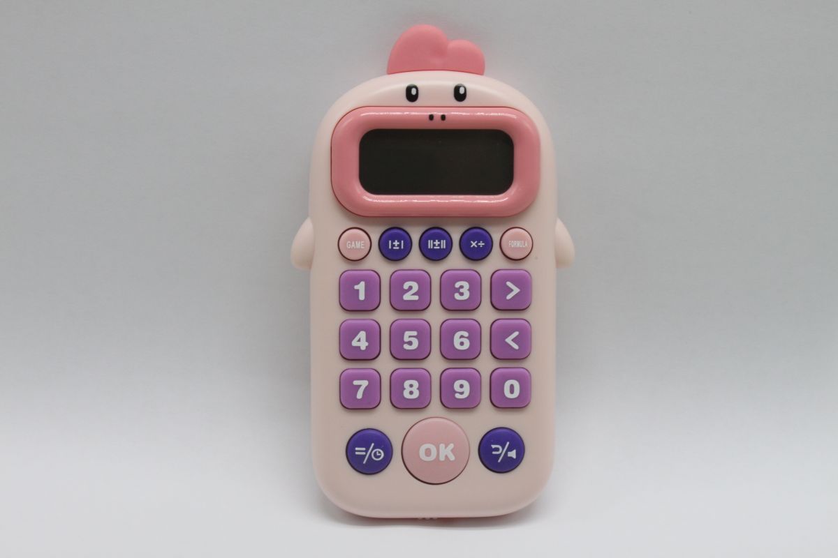 Навчальна іграшка "Калькулятор", рожевий