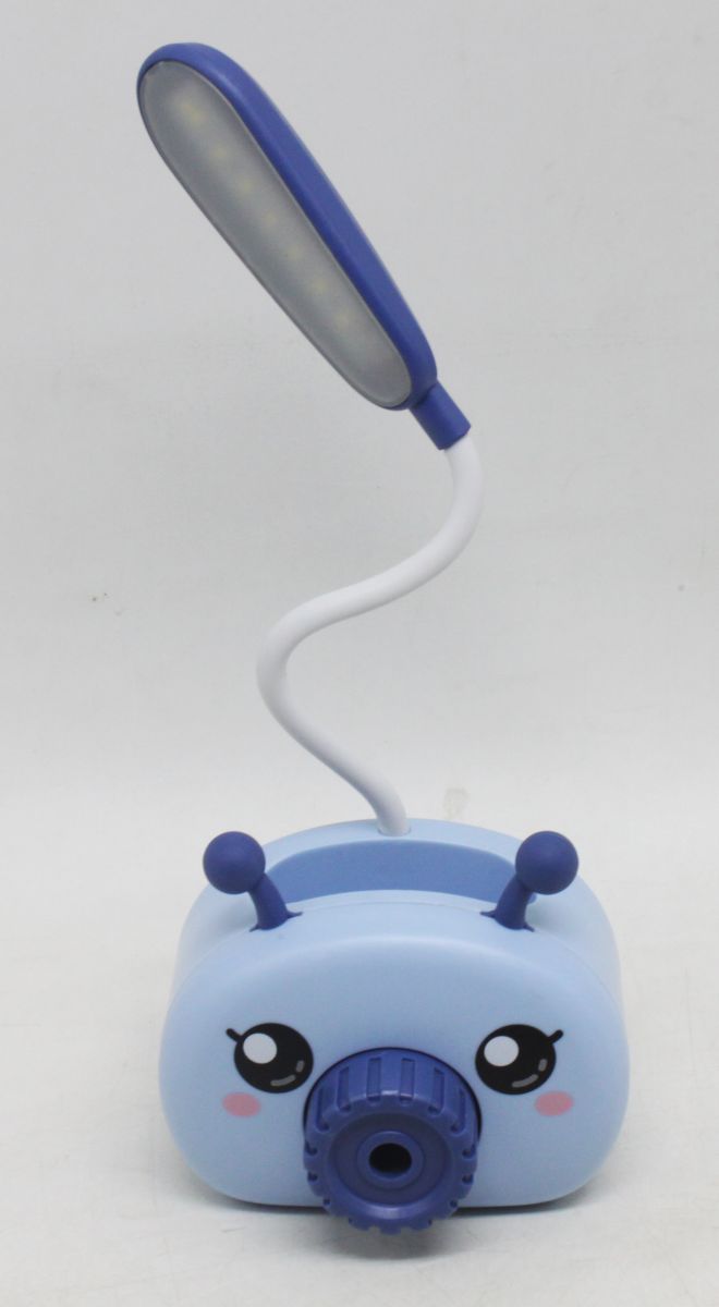 Лампа настільна 3в1 "Гусінь" (блакитний)