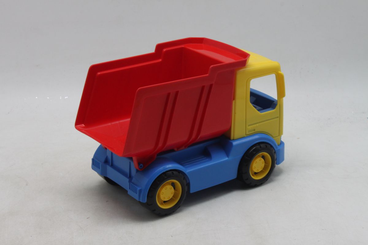 Машинка (грузовик) жовтий + червоний