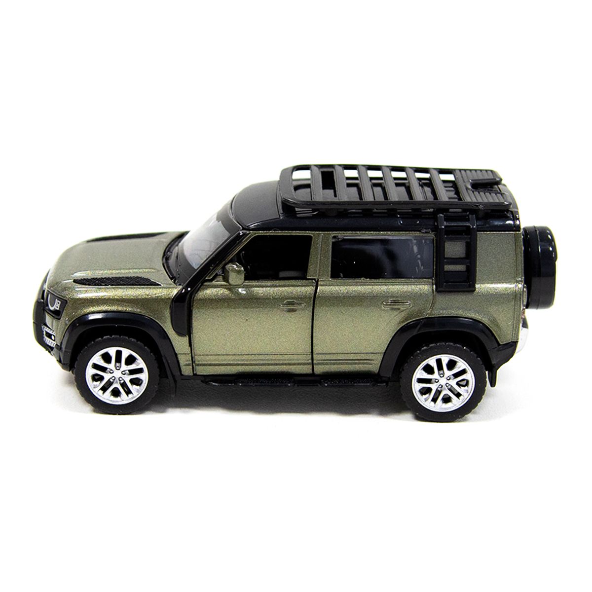 Металлическая машинка "Land Rover Defender 110" (зеленый)  фото 2