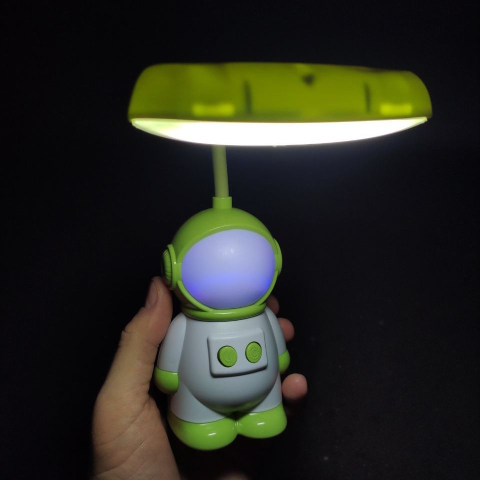 Детский лампа-ночник "Астронавт" (зеленый)