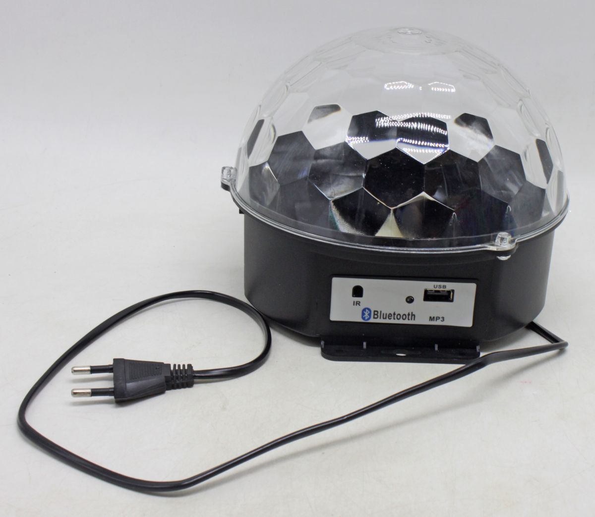 Проектор "Дискотека", мультикольорове LED-світло, пульт д/у, флешка з музикою, працює від мережі 220V, Bluetooth, в коробці