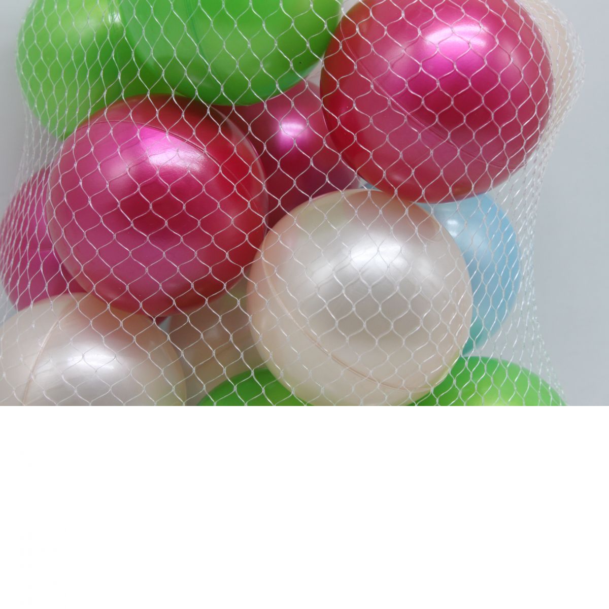 Набор шариков для сухого бассейна, перламутровые, 7 см, 20 штук