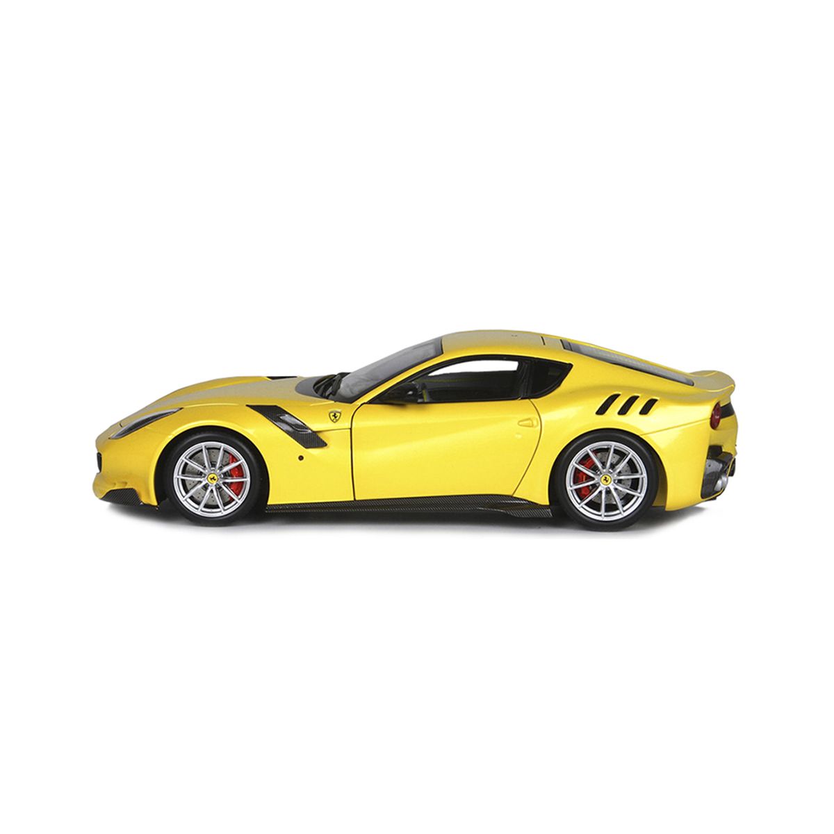 Машинка металева - FERRARI F12TDF (жовтий, червоний, 1:24)