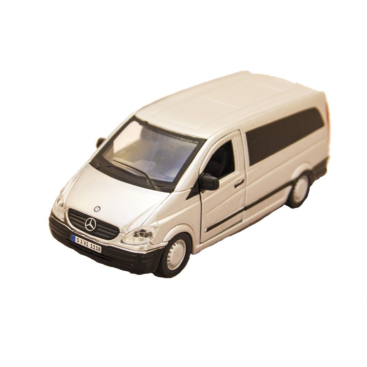 Машинка металева- Mercedes-Benz Vito (асорті сріблястий, чорний1:32)