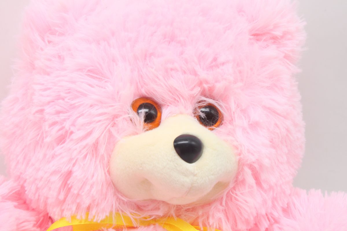 Мʼяка іграшка "Мішутка", 27 см, рожевий
