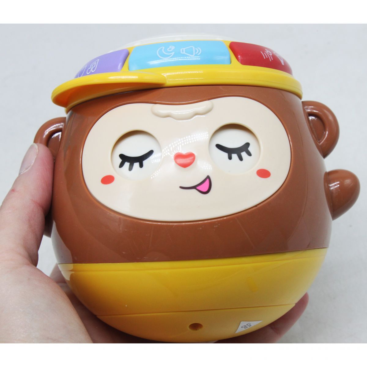 Музична іграшка з проектором "Мавпочка" (коричнева)