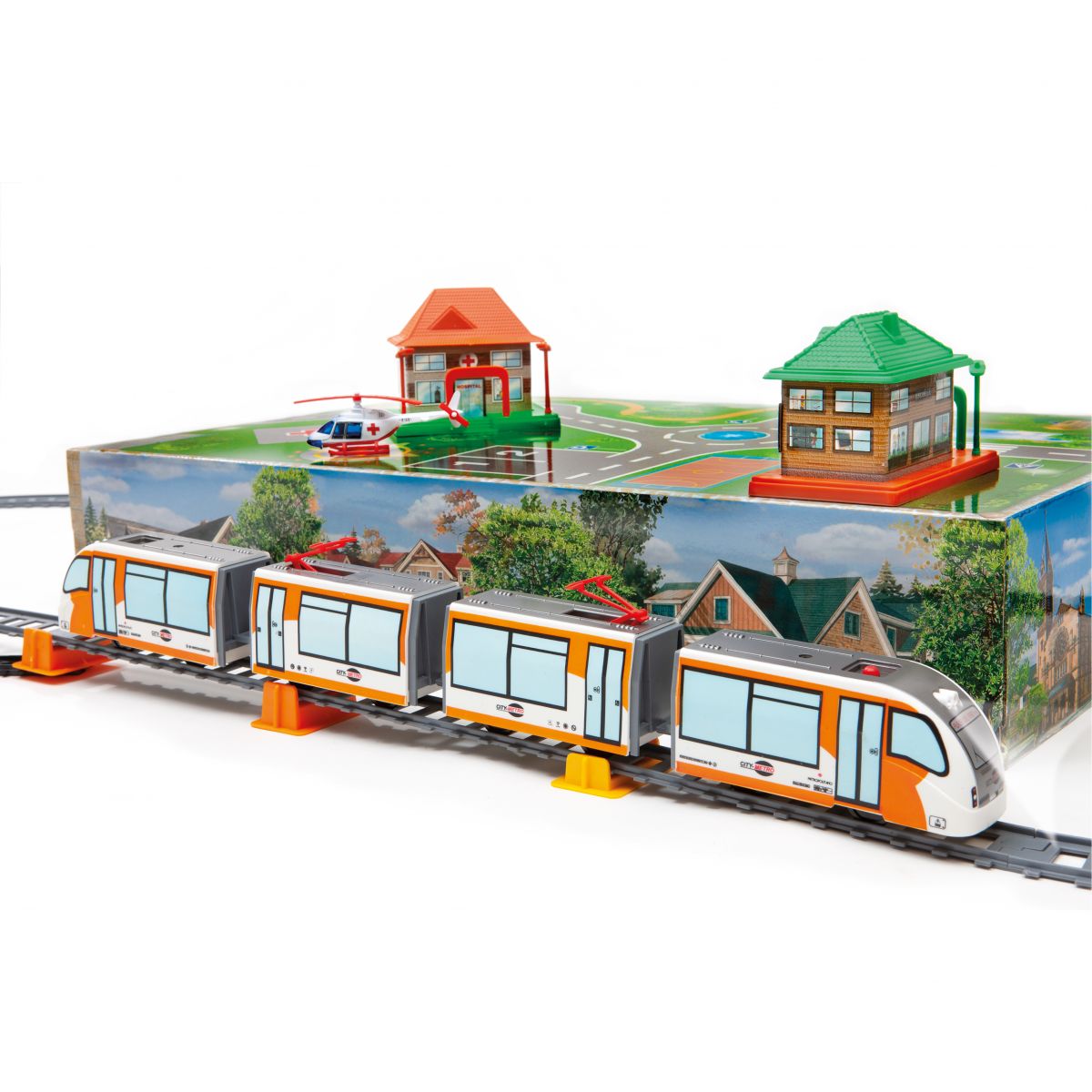 Ігровий набір «Дитяча залізниця Pequetren City Metro», колія довжиною 3,1 м