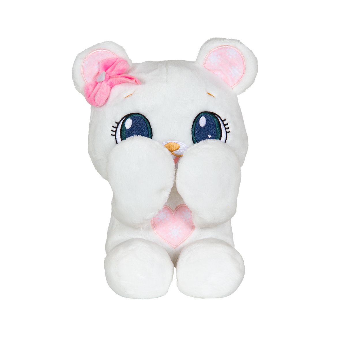 Мягкая игрушка PEEKAPETS – Белый мишка, 28 см