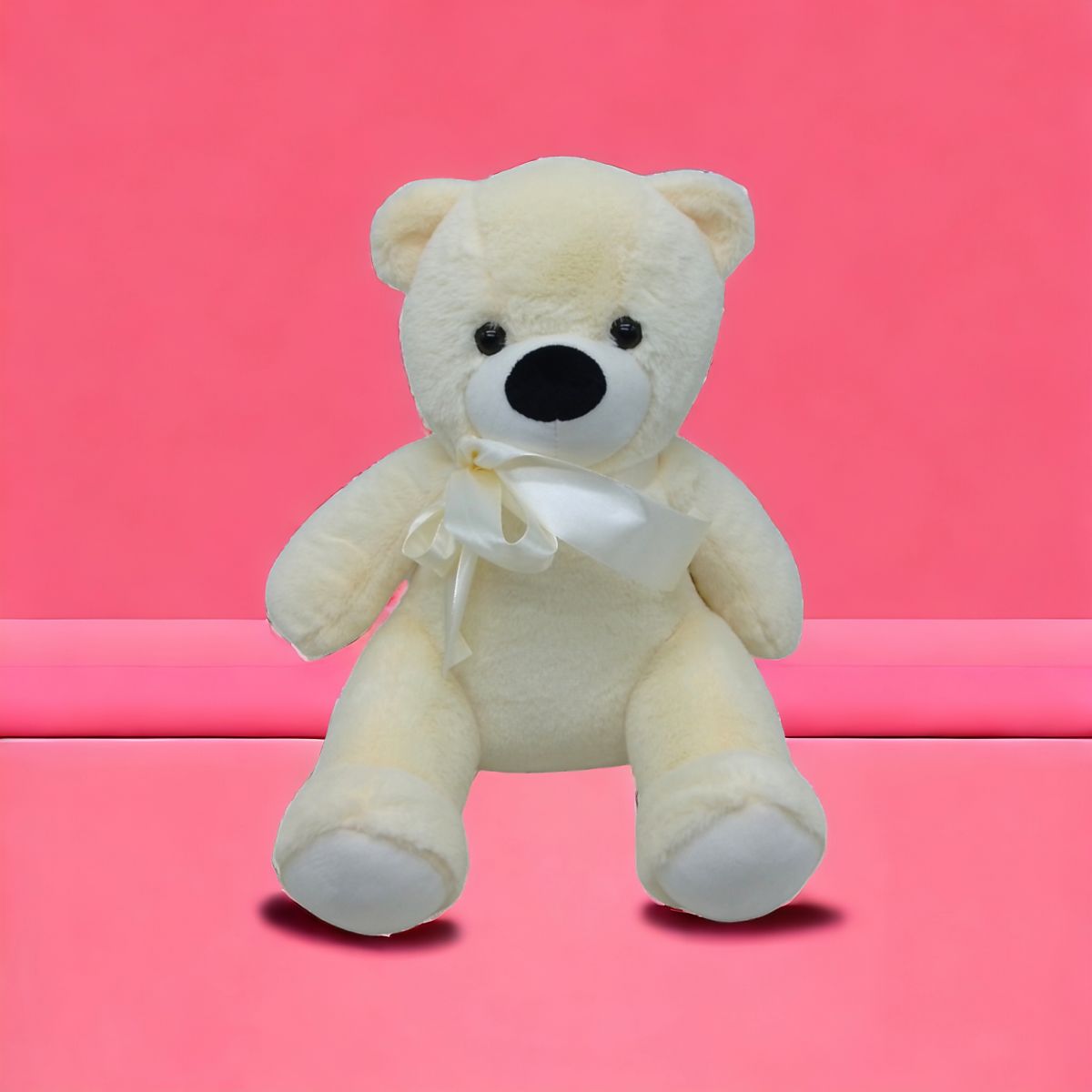 Мʼяка іграшка "Ведмедик", світлий, 30 см