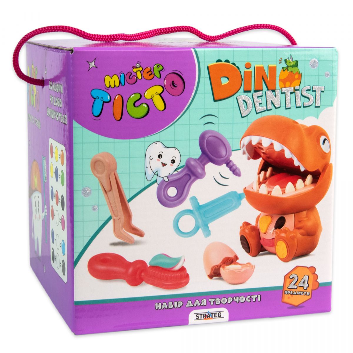 Набор для творчества "Мистер Тесто: Dino Dentist" (укр)