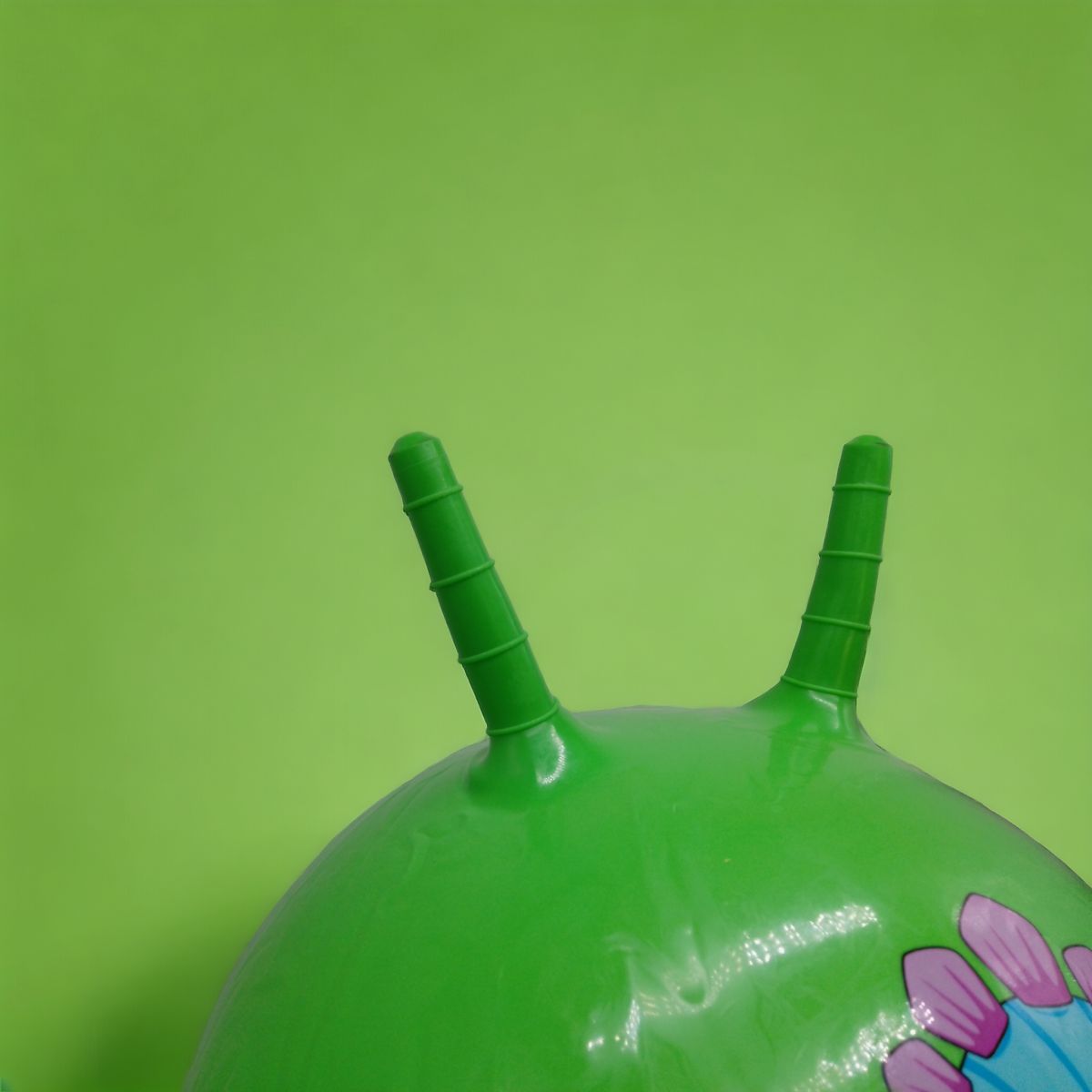 Мʼяч для фітнесу "Динозаврики" 45 см (зелений)