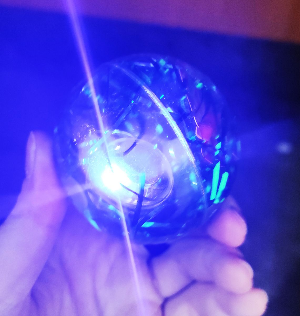 Мяч-прыгун со светом "Бабочка" (6 см)