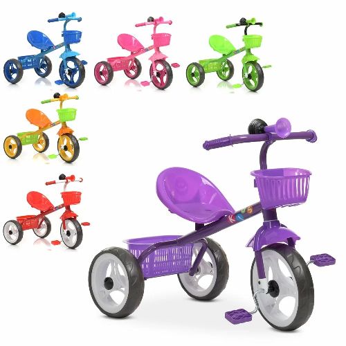 Велосипед триколісний "Profi Kids" (фіолетовий)