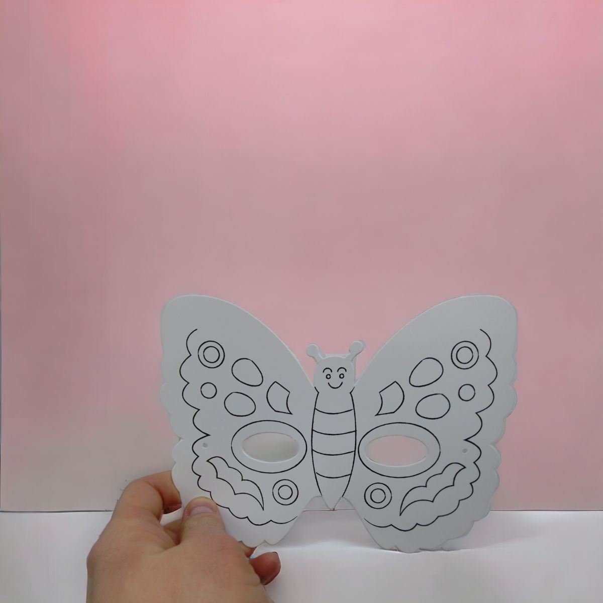 Маска-розмальовка на резинці "Метелик"