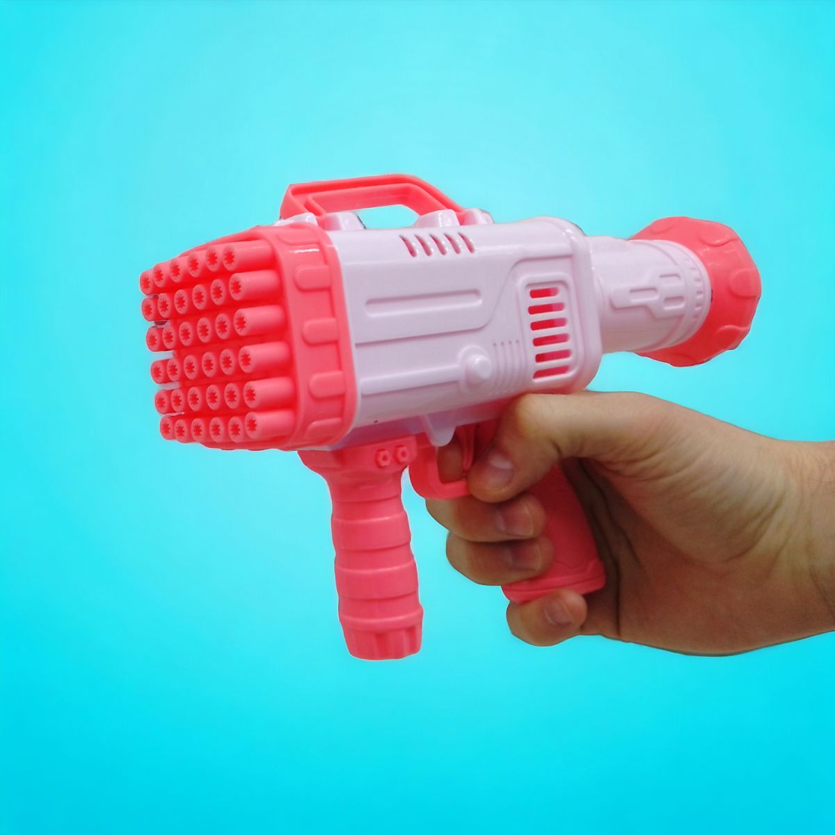 Бластер із мильними бульбашками "Bazooka Bubble Toy" (рожевий)