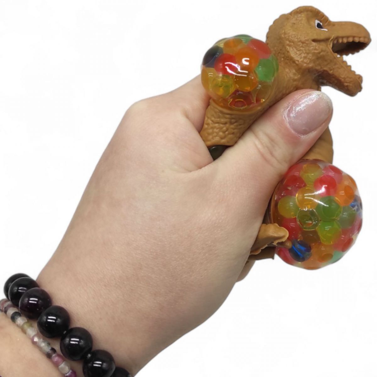 Іграшка-антистрес "Динозаврик" (коричневий)