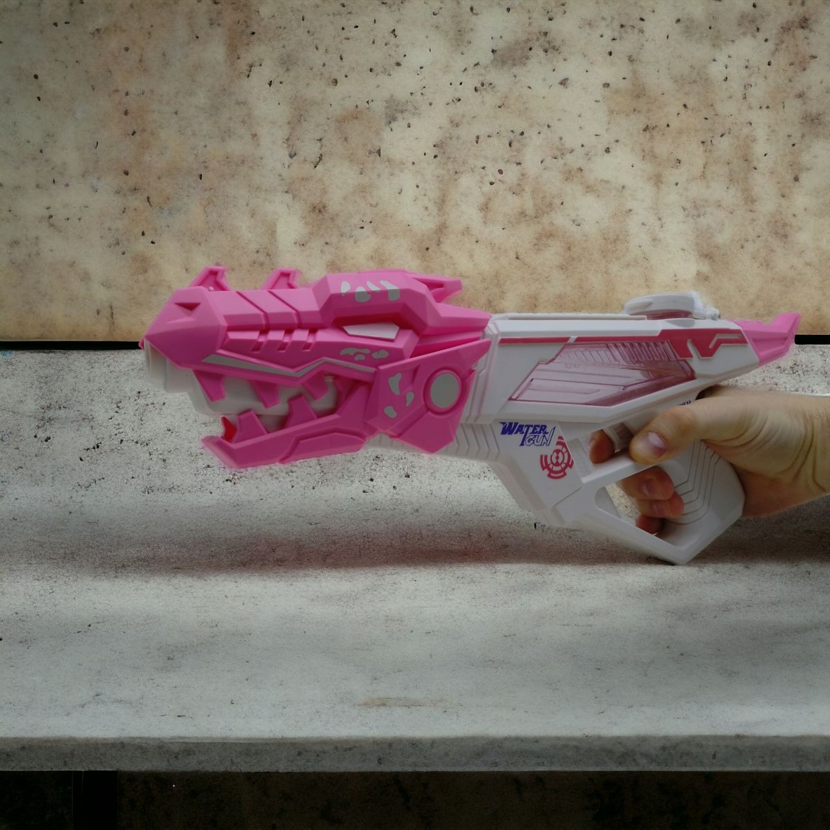 Водний пістолет акумуляторний (рожевий)