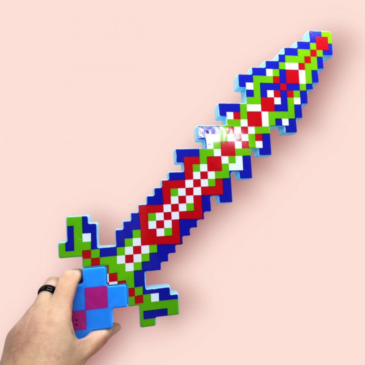 Меч пластиковий "Minecraft", 62 см, синій