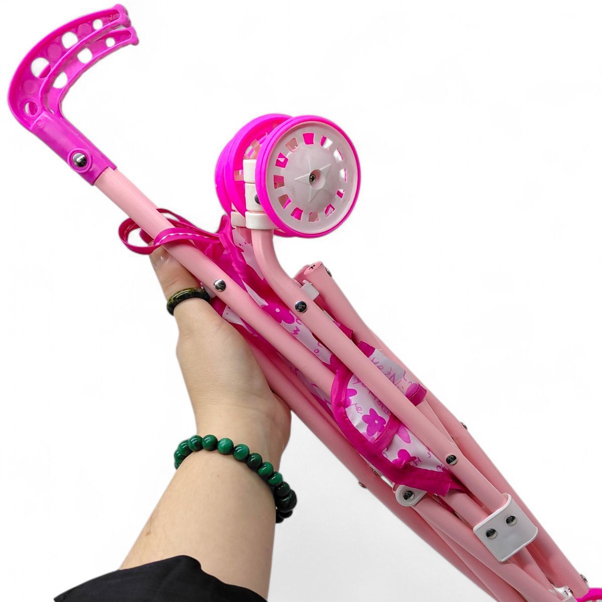 Коляска-трость, в пакете р-р 65*15 см, р-р игрушки-60*15 см  фото 2