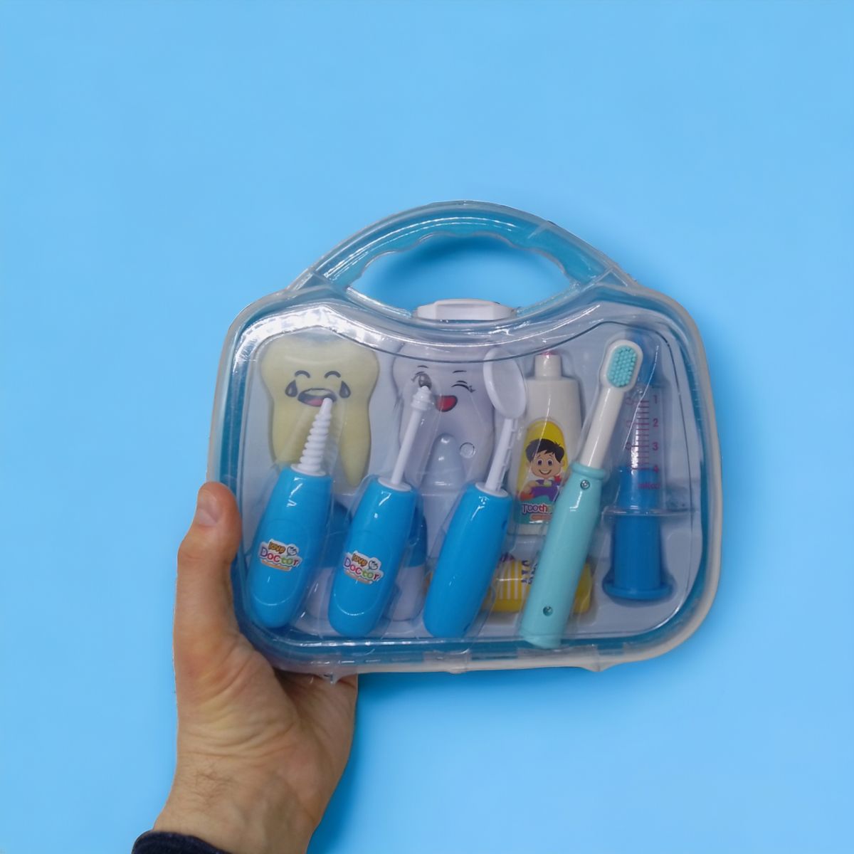 Игровой набор "Врач стоматолог", голубой
