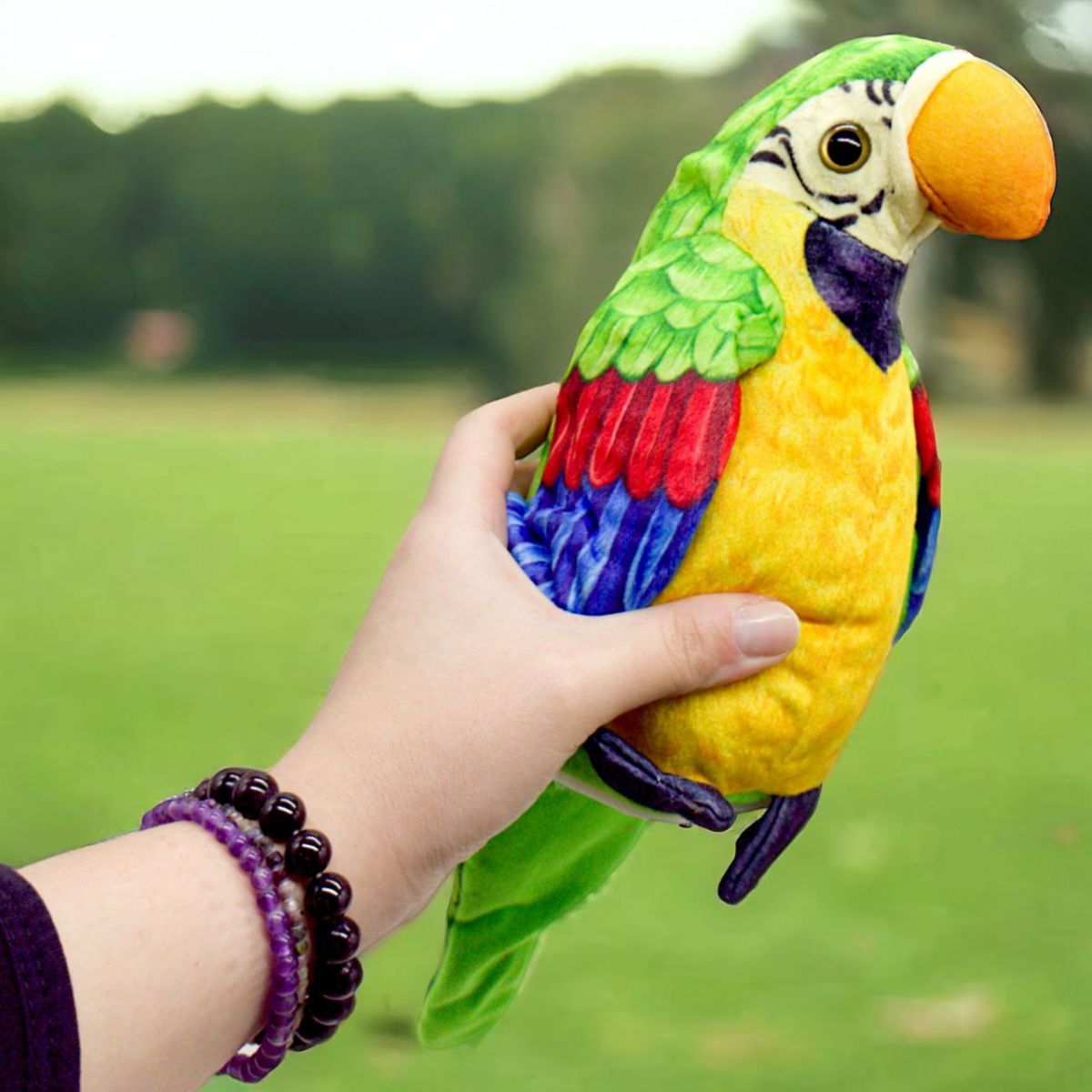 Інтерактивна іграшка "Папуга-повторюшка" (зелений)
