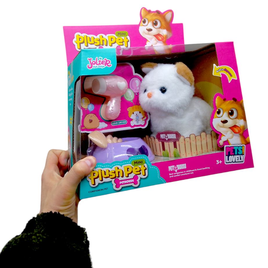 Игровой набор с мягкой игрушкой "Plush Pet: Котик", вид 1