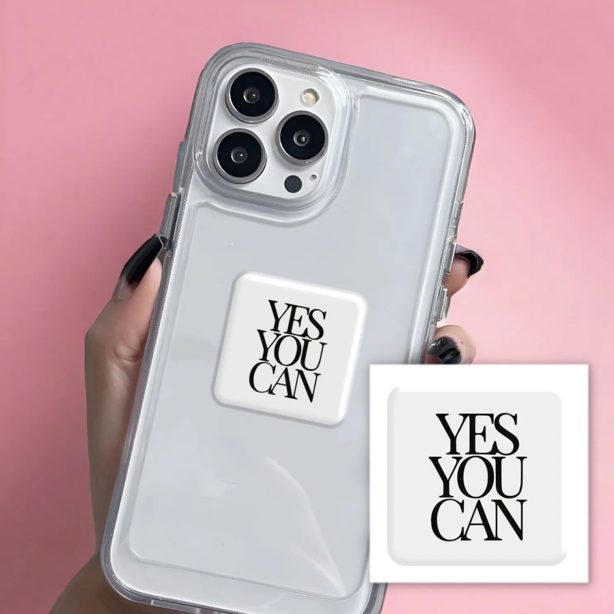 3D стікер "Yes, you can" (ціна за 1 шт)
