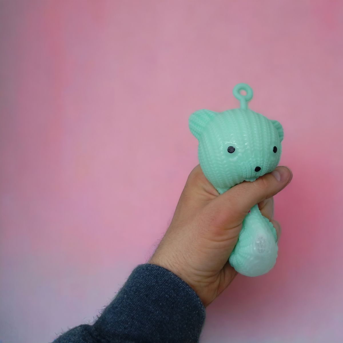 Іграшка-антистрес “Ведмедик”, піна  (блакитний)