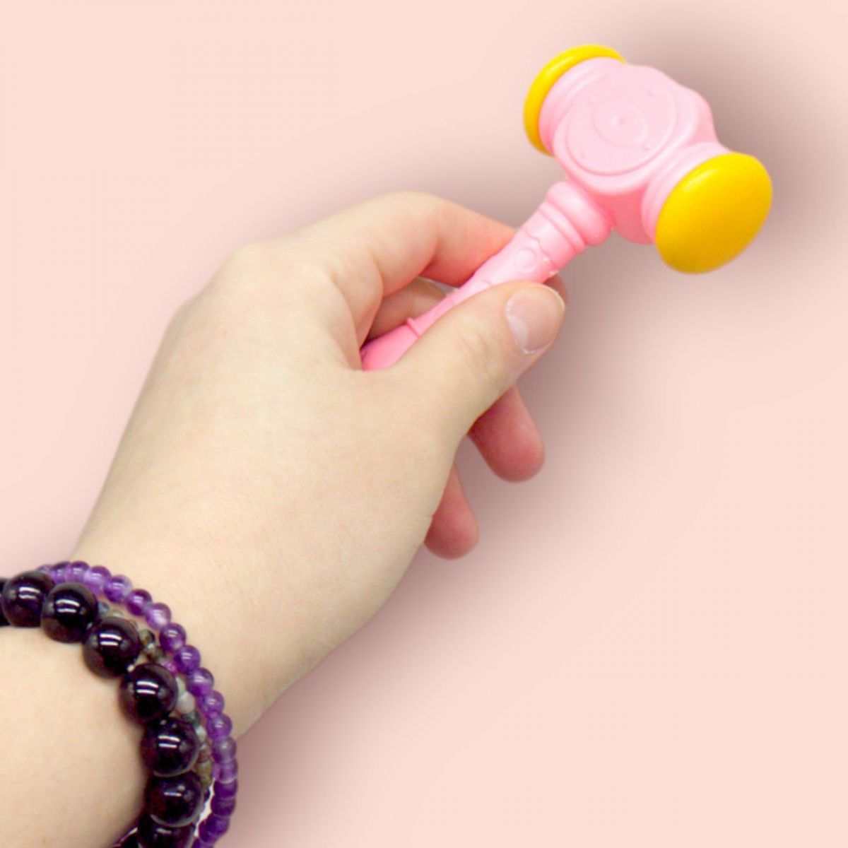 Інтерактивна іграшка "Стукалка" (рожева)