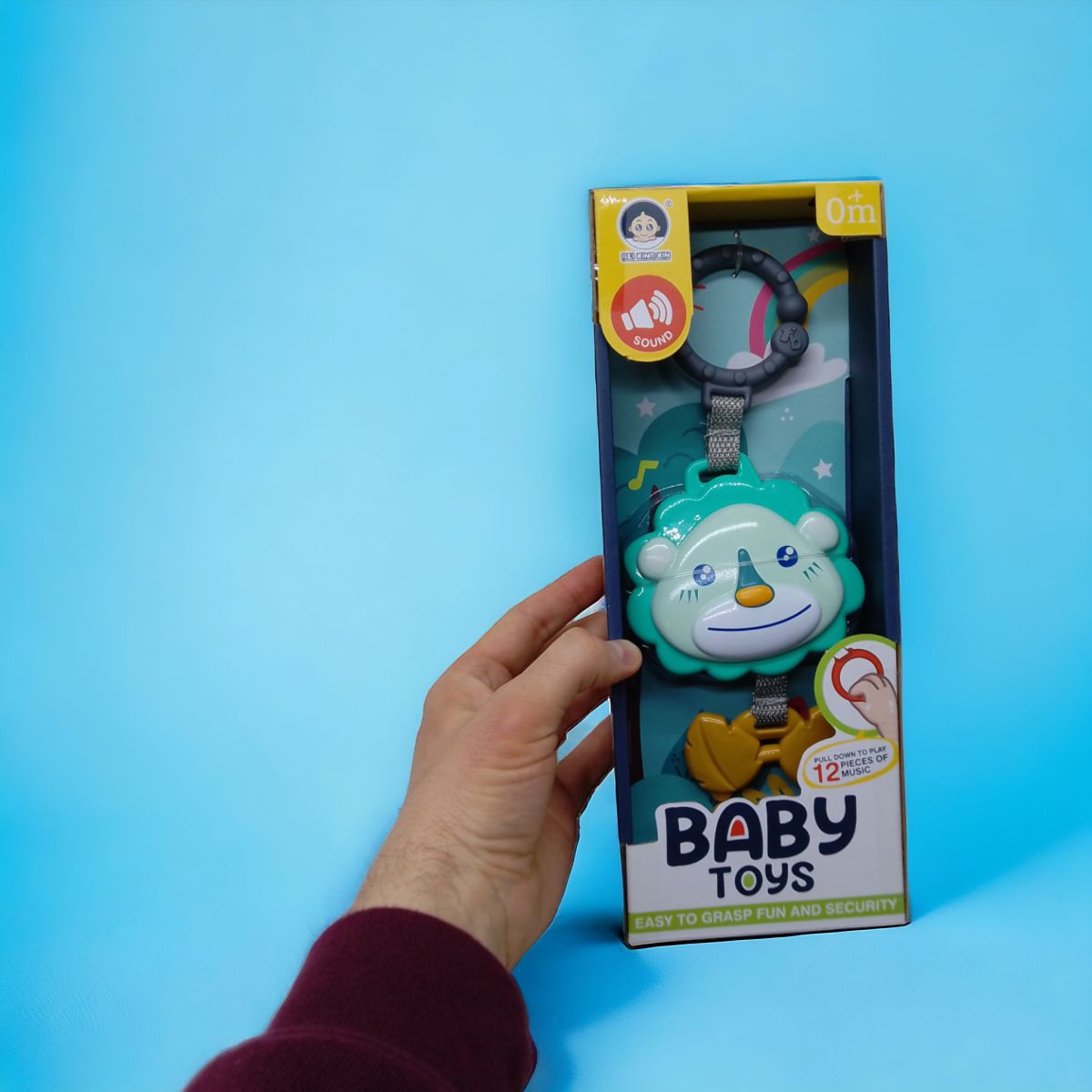 Погремушка-подвеска "Baby toys", лёва
