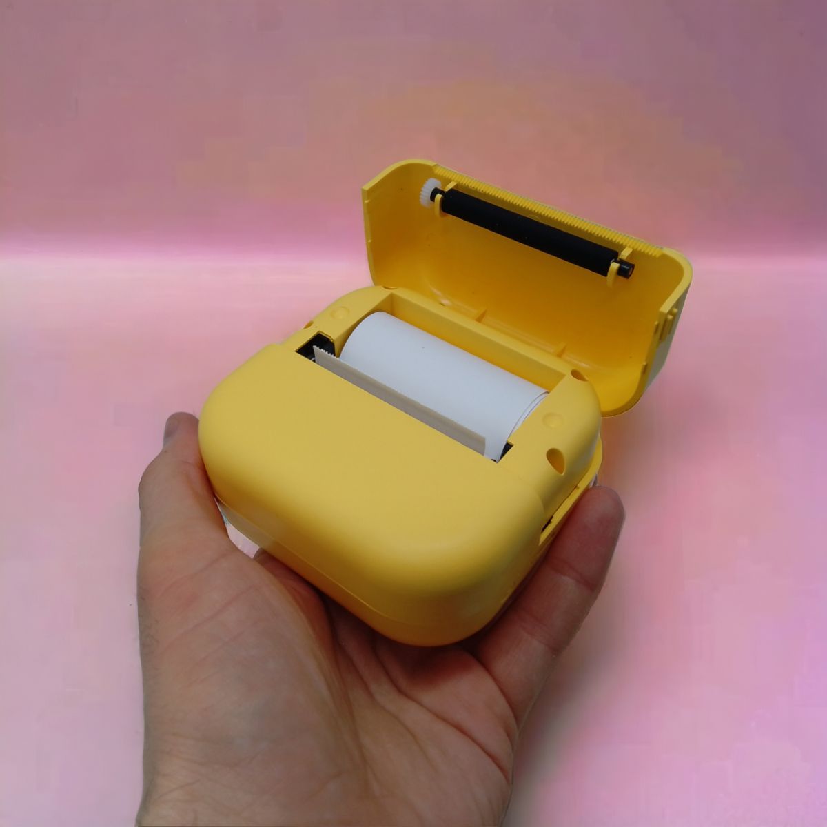 Портативний термопринтер "Portable mini printer" (жовтий)
