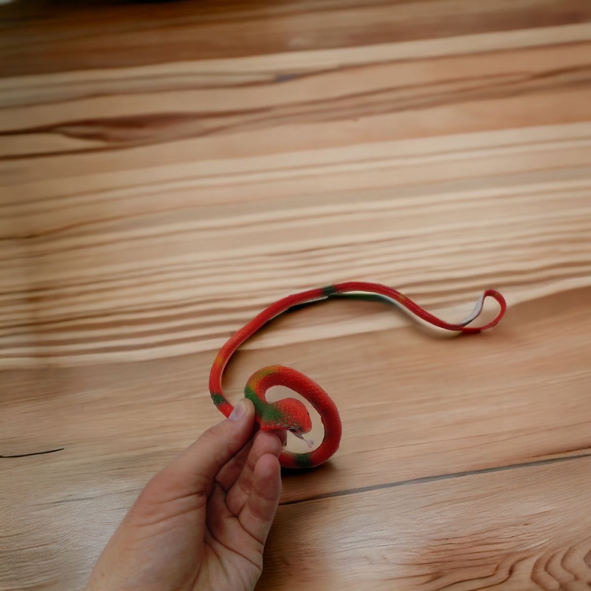 Силіконові змії "Кобри", мікс кольорів, 75 см, 10 штук