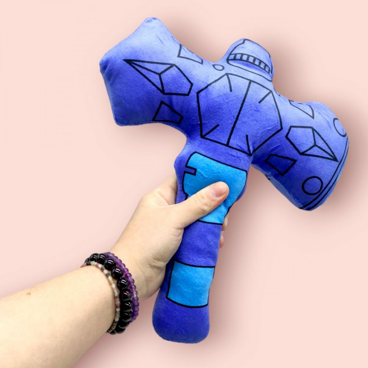 Мʼяка іграшка "Скібіді Туалет", блакитна, 27 см