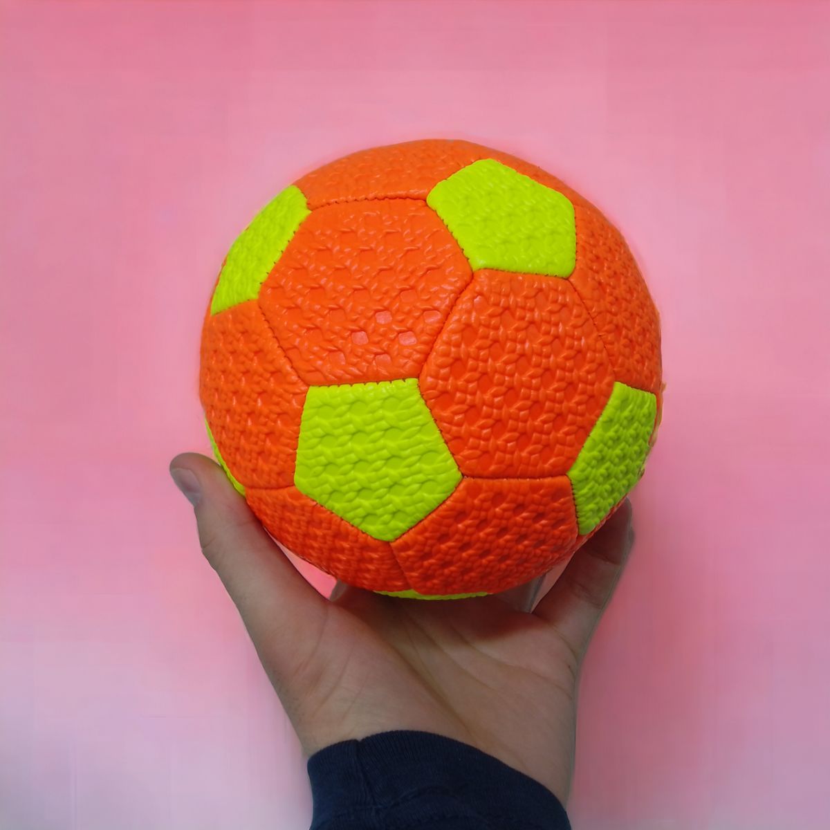 Мʼяч футбольний №2 дитячий (помаранчевий)