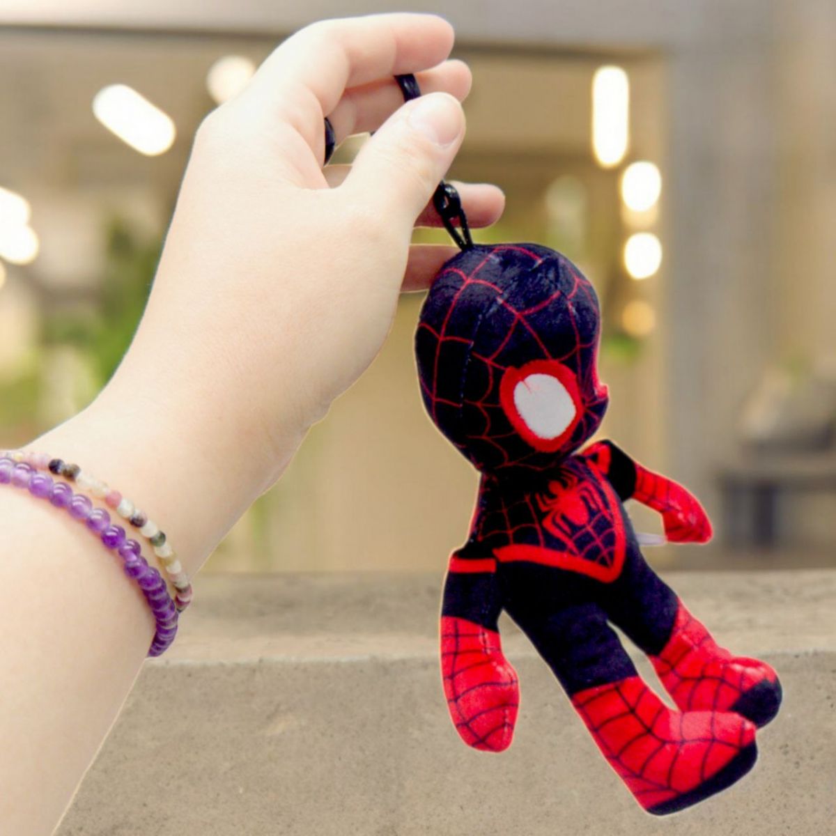 Мягкая игрушка-брелок "Супергерои: Человек Паук", 18 см