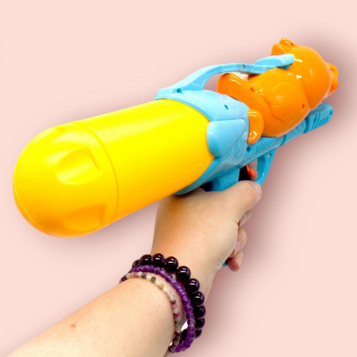 Водный пистолет "Утка", 34 см, оранжевый
