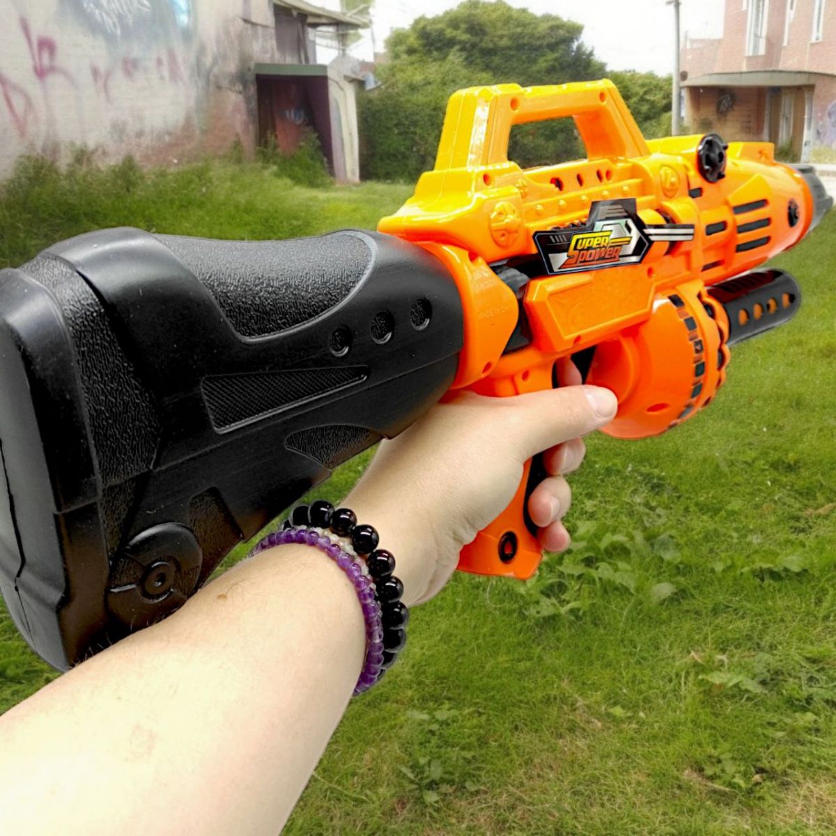 Водний пістолет з накачуванням (48 см. ), помаранчевий