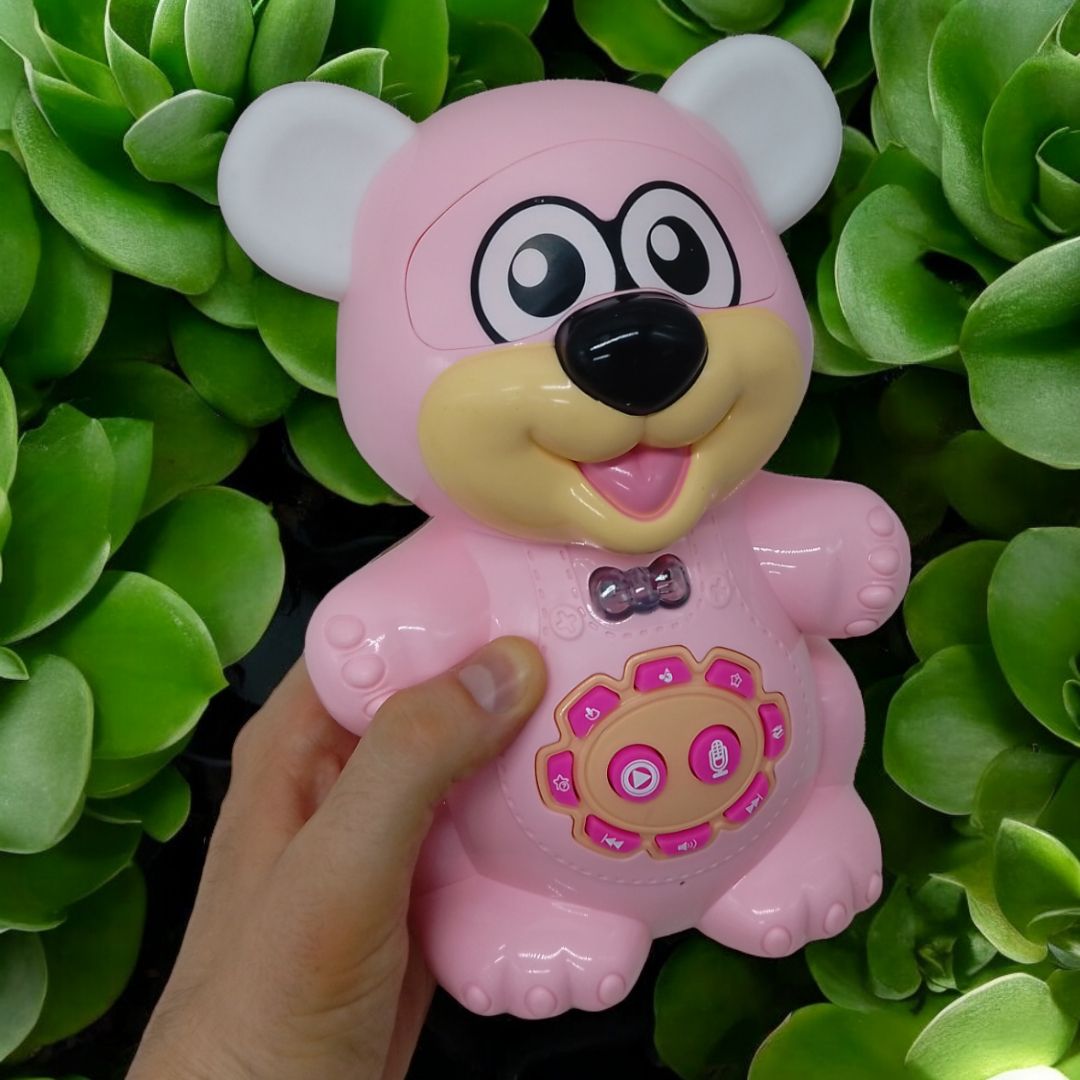Интерактивная игрушка "Медвежонок", укр (бирюзовый)