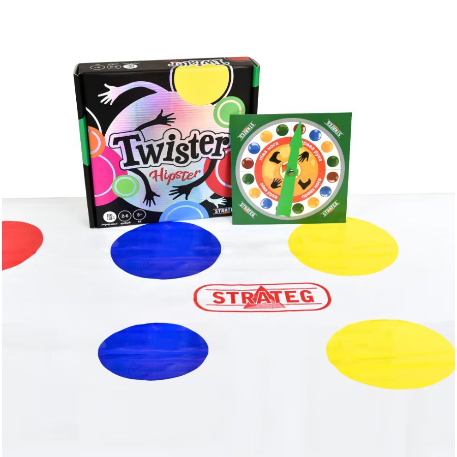 Розважальна гра "Twister-hipster", 5+