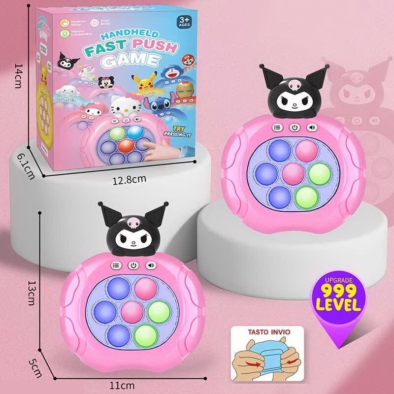 Электронная игра "Finger Press Pop-It Console" Куроми (Kuromi) аниме