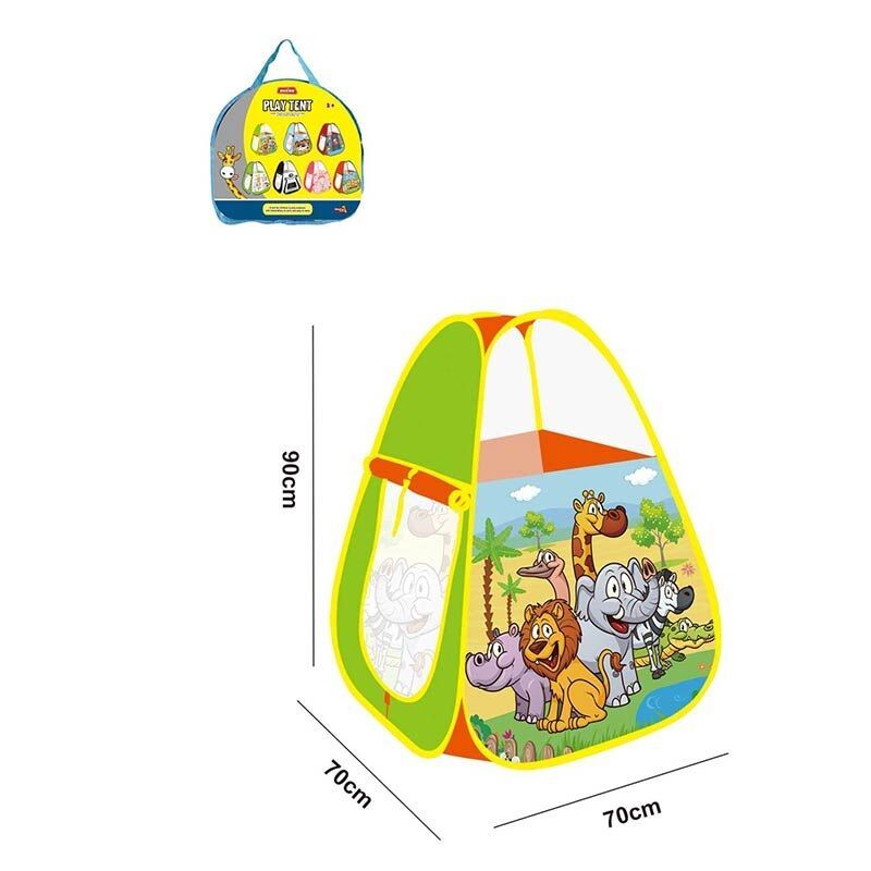 Палатка детская "Животные", 70х70х90 см