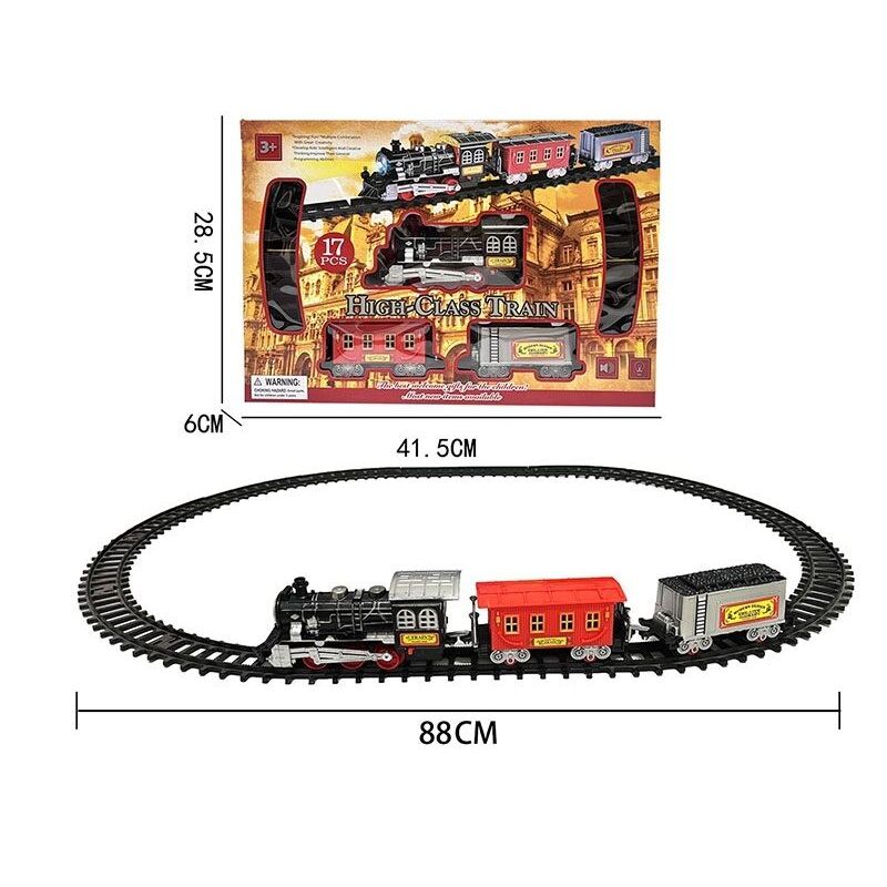 Железная дорога "High Class Train", звук, подсветка, 17 элементов